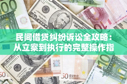 济南民间借贷纠纷诉讼全攻略：从立案到执行的完整操作指南
