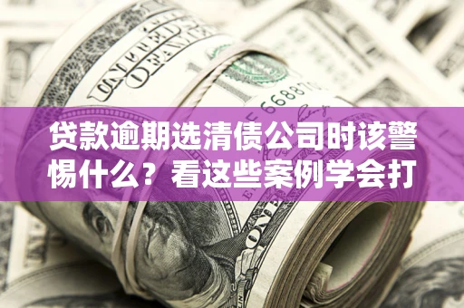 济南贷款逾期选清债公司时该警惕什么？看这些案例学会打翻身仗