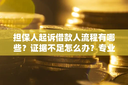 济南担保人起诉借款人流程有哪些？证据不足怎么办？专业律师解答