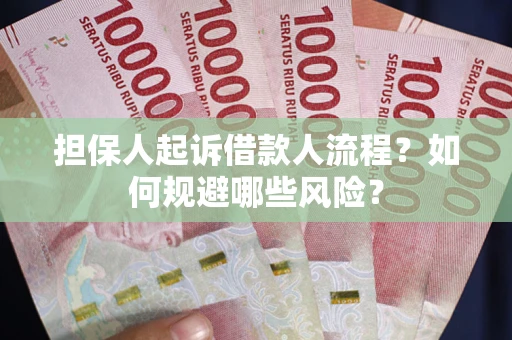 济南担保人起诉借款人流程？如何规避哪些风险？
