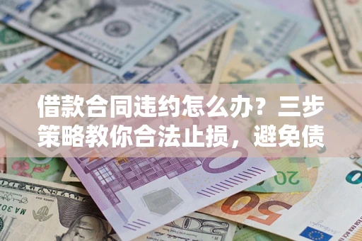 济南借款合同违约怎么办？三步策略教你合法止损，避免债务危机升级
