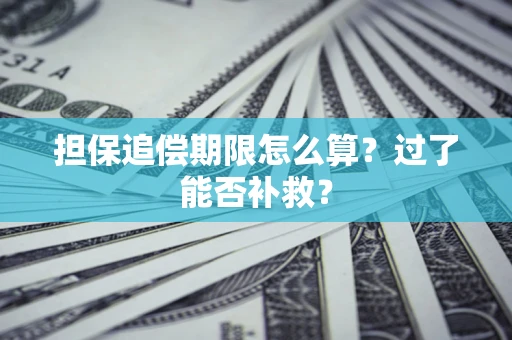济南担保追偿期限怎么算？过了能否补救？